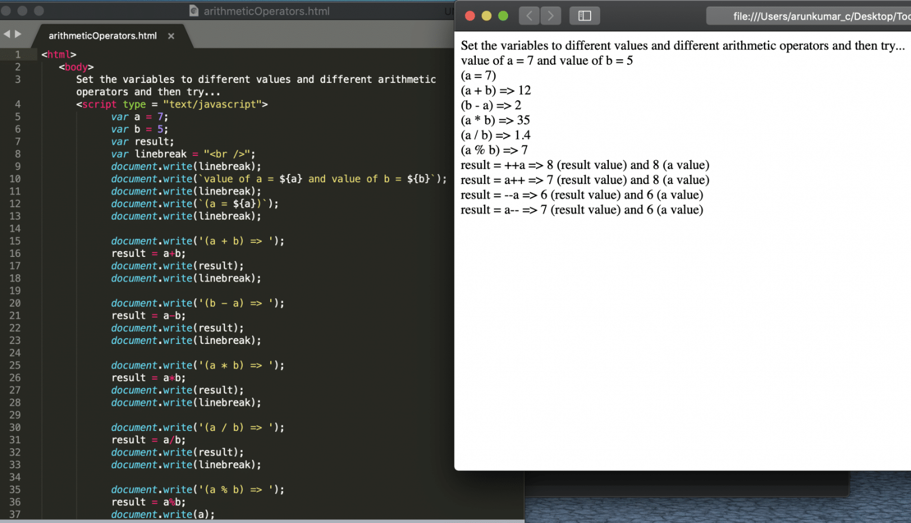 What Are The Different Javascript Operators And How To Use Them 1204